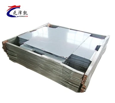 What are the types of coatings for a titanium anode?
