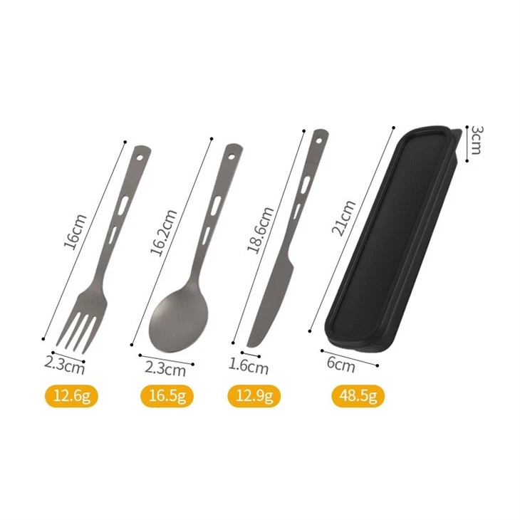 Titanium Knife And Fork